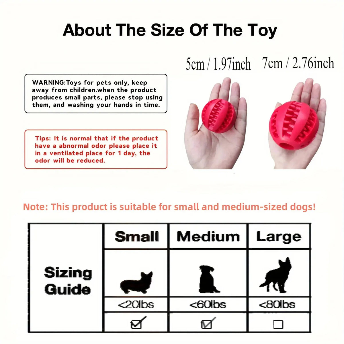 Rubber Dog Treat Ball – Chew Toy And Teeth Cleaning