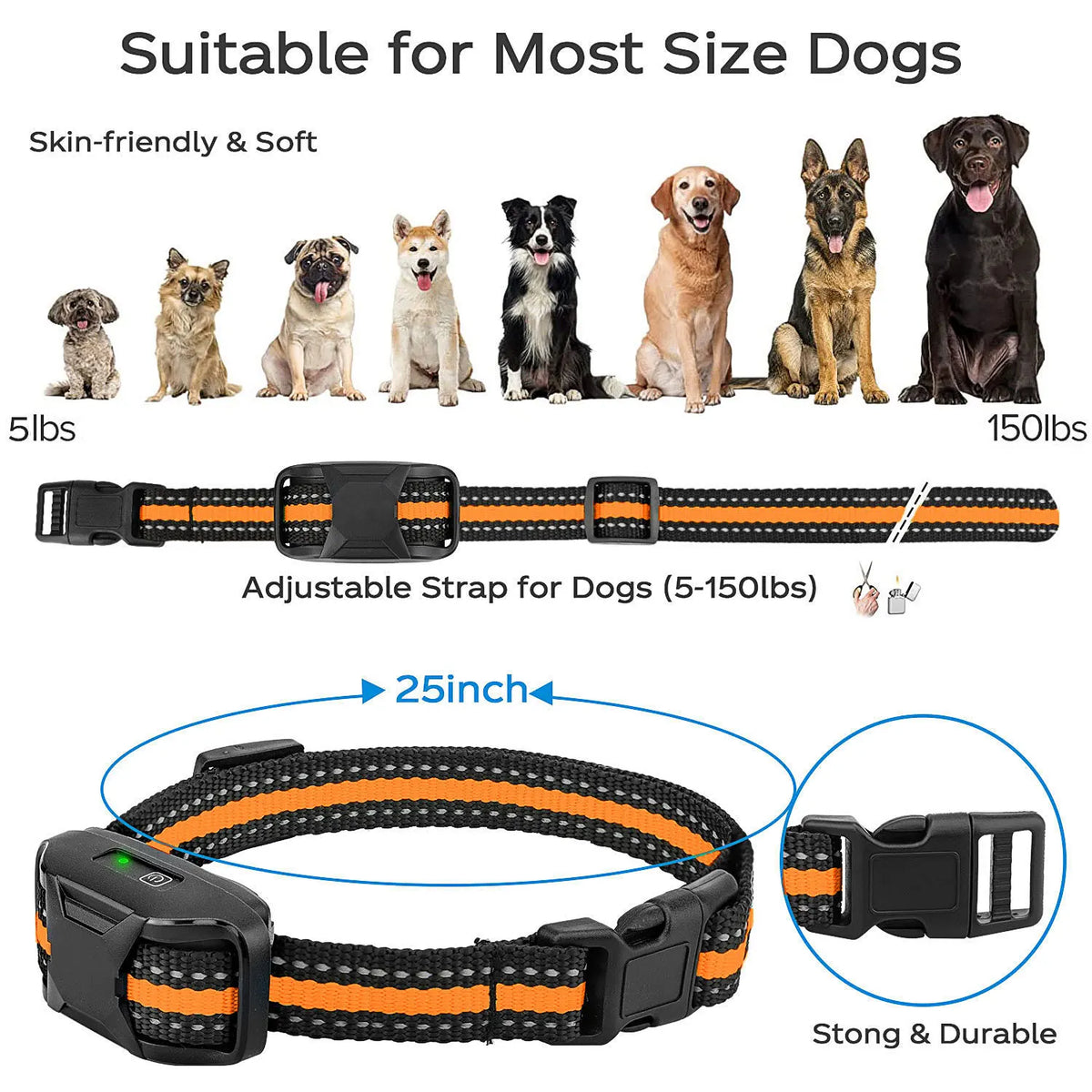 Electric Dog Training Collar with Remote – Waterproof