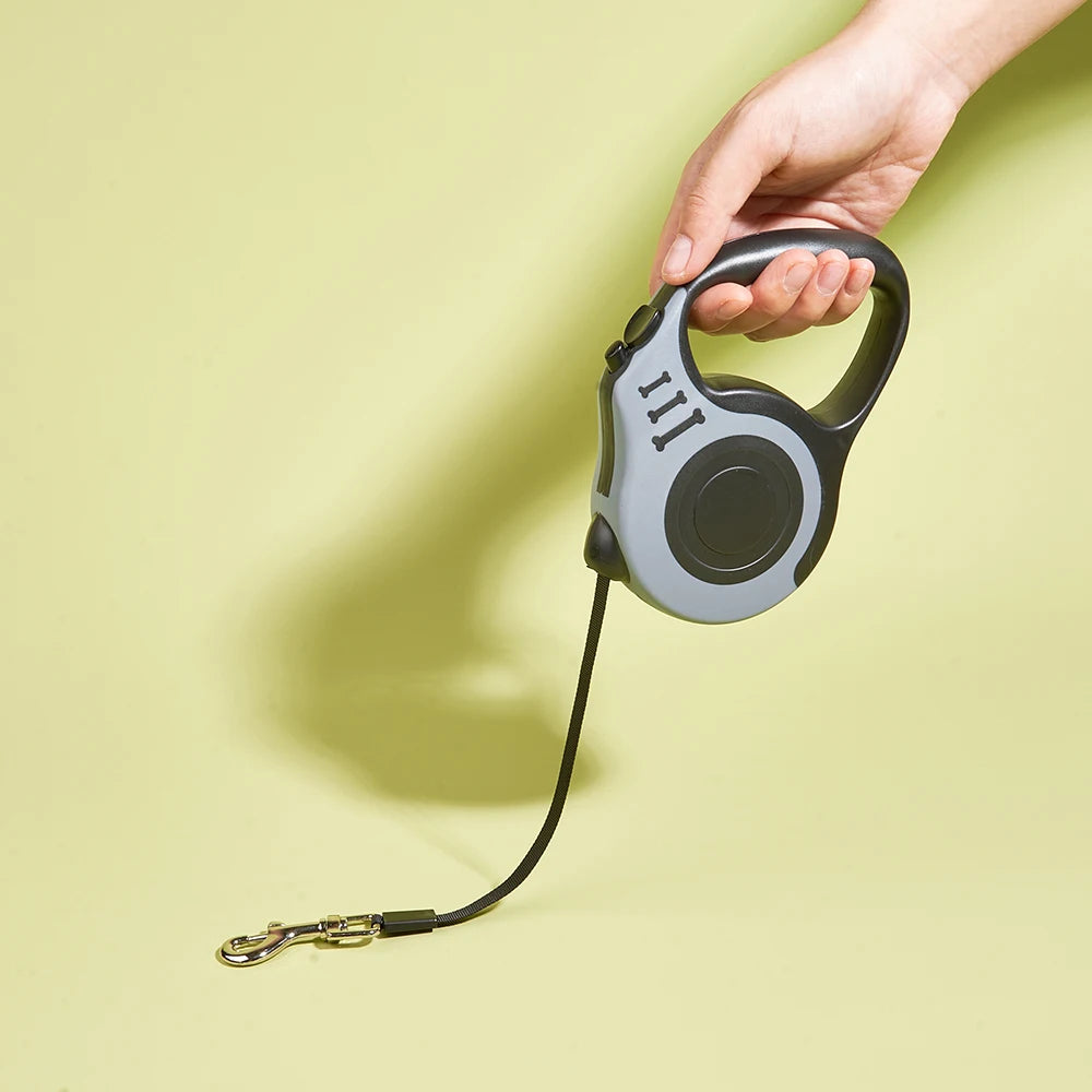 Retractable Dog Leash With Lock – 3 m / 5 m Nylon Lead