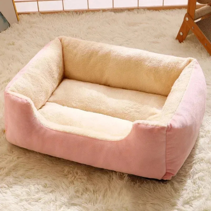 Plush Breathable Cat Bed House for Cozy Sleeping