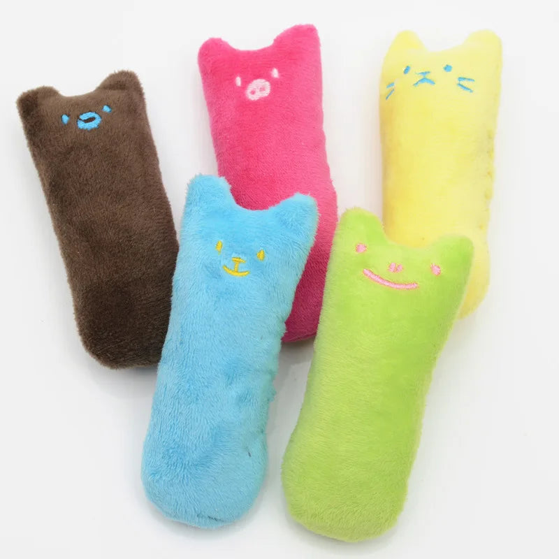 Plush Catnip Chew Toy – Interactive Velvet Bite Toy For Cats