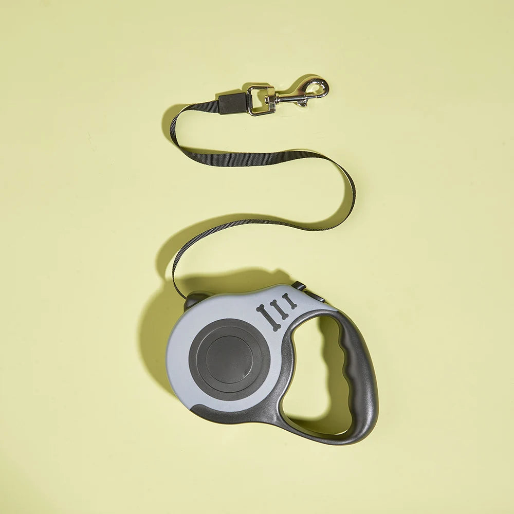 Retractable Dog Leash With Lock – 3 m / 5 m Nylon Lead