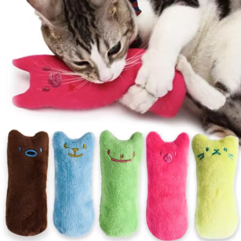Plush Catnip Chew Toy – Interactive Velvet Bite Toy For Cats