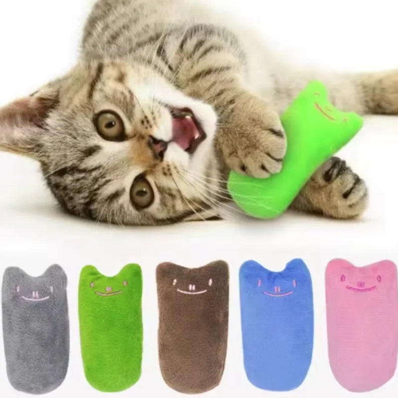 Plush Catnip Chew Toy – Interactive Velvet Bite Toy For Cats